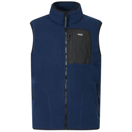 Chaleco de hombre Regatta Frankie Borg B/W azul/negro Navy/Black