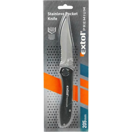 Cuchillo Extol cierra de acero inoxidable