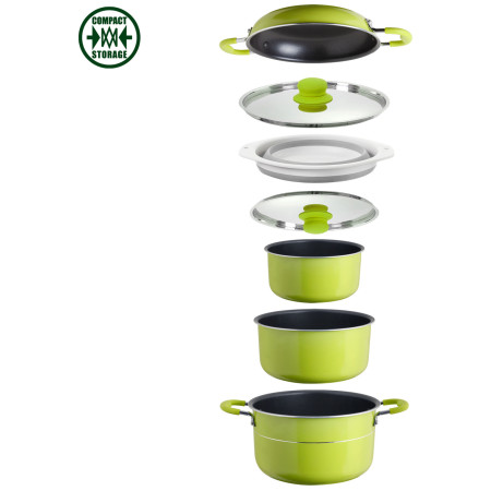 Juego de ollas Brunner Popote Juniper 8+1 Ø 24 cm