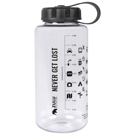 Botella Zulu Travel Tritan Wide 1L transparente transparent