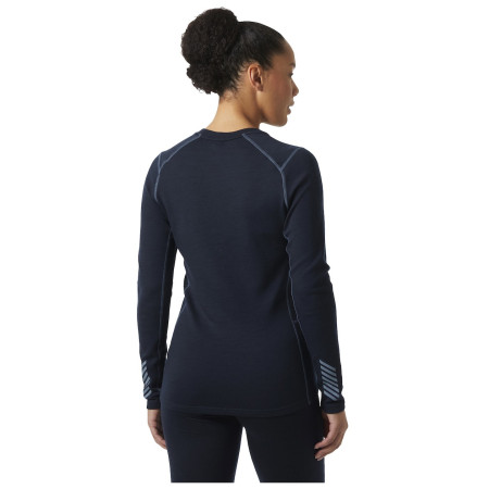 Camiseta funcional de mujer Helly Hansen W Lifa Merino Midw Gra Crew
