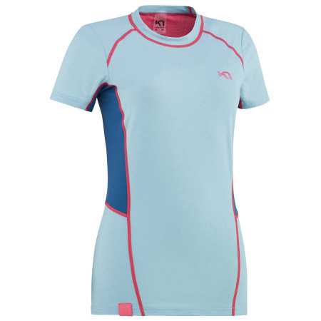 Camiseta de mujer Kari Traa Svala Tee azul/rosa Surfboard