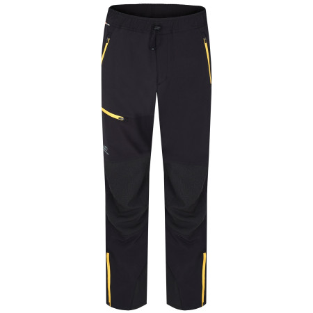 Pantalones softshell de hombre Hannah Claim II negro/amarillo anthracite (yellow)