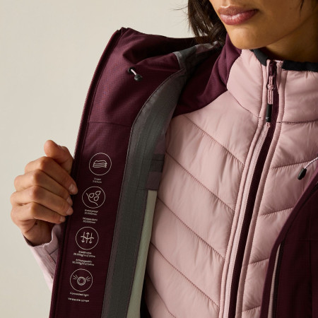 Chaqueta de mujer Regatta Carletta 3-in-1