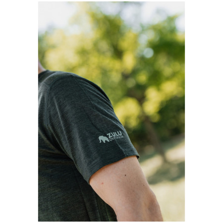 Camiseta de hombre Zulu Merino Fire 160 Short Comfy