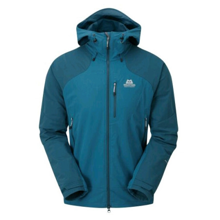 Chaqueta de hombre Mountain Equipment Frontier Hooded azul claro InkBlue/LegionBlue
