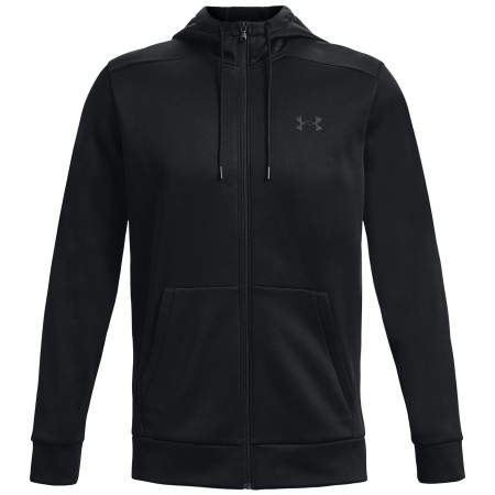 Sudadera de hombre Under Armour Armour Fleece FZ Hoodie negro Black / / Black