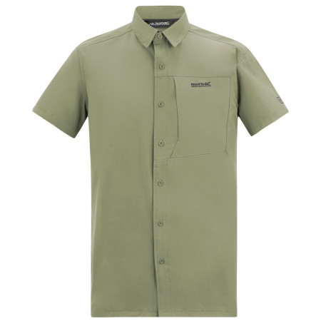 Camisa de hombre Regatta Anti-Insect Travel Light S/S Shirt verde Light Sage