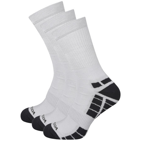 Calcetines MOOA Silver Bamboo 3-pack gris Grey/Grey