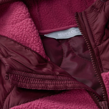 Sudadera para niños Regatta Myla Hybrid Jacket Fig/Violet