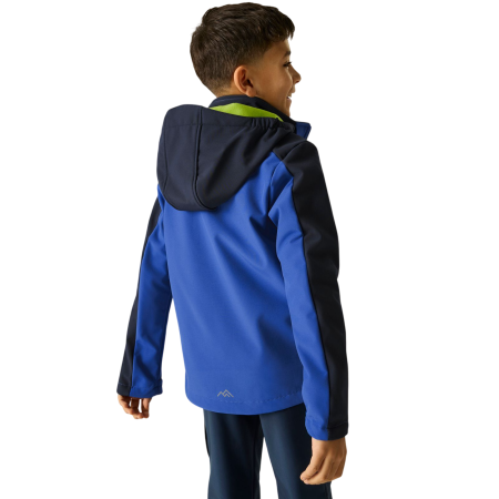 Chaqueta softshell para niños Regatta Haydenbury Navy/Olympian Blue