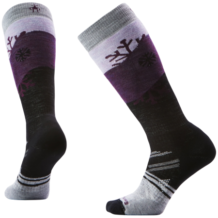 Calcetines de esquí Smartwool W Ski Full Cushion Snowpocalypse OTC violeta PURPLE ECLIPSE