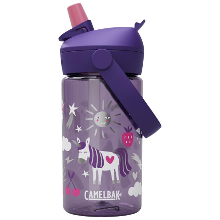 Botella Camelbak Thrive Flip Straw Kids 0,4l violeta Unicorn Party