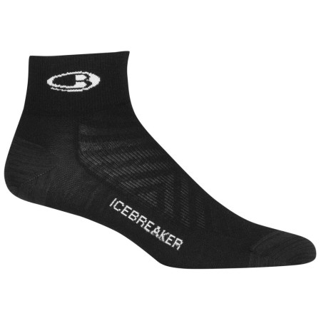 Calcetines de mujer Icebreaker Women Run+_Ultralight Mini negro black/snow