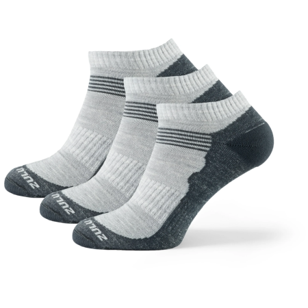 Calcetines Zulu Merino Summer 3-pack gris grey