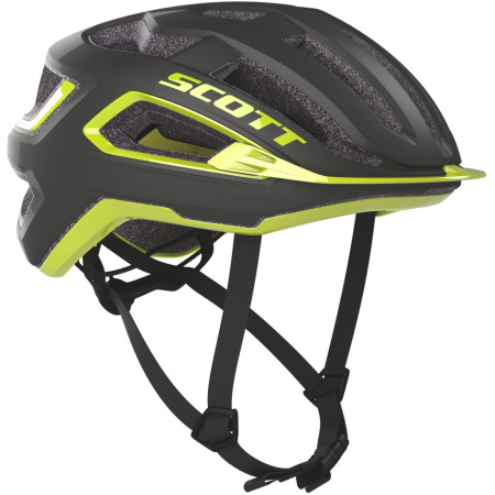 Casco de ciclismo Scott Arx Plus (2021) gris oscuro DkGr/RaYel
