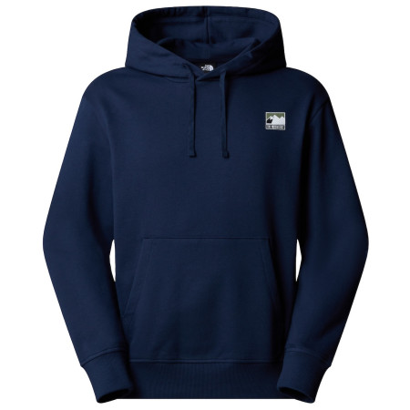 Sudadera de hombre The North Face M Mountain Logo Relaxed Hooded Sweatshir azul oscuro Summit Navy