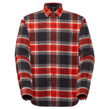 Camisa de hombre Mammut Trovat Longsleeve Shirt Men negro/rojo 00807 black-mammut red