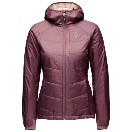 Chaqueta de mujer Black Diamond W Solution Hoody burdeos Fig