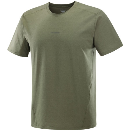 Camiseta de hombre Salomon Trackline SS Tee verde Grape Leaf