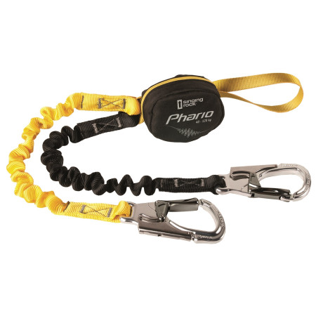 Absorbedor de energía Singing Rock Phario Palm (2022) negro/amarillo