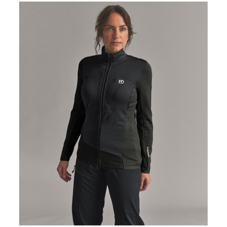 Sudadera funcional de mujer Ortovox Fleece Grid Jacket W