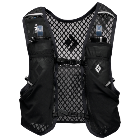 Chaleco de carrera Black Diamond Distance 2 Hydration Vest negro Black