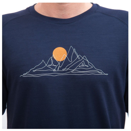 Camiseta funcional de hombre Sensor Merino Blend Moon