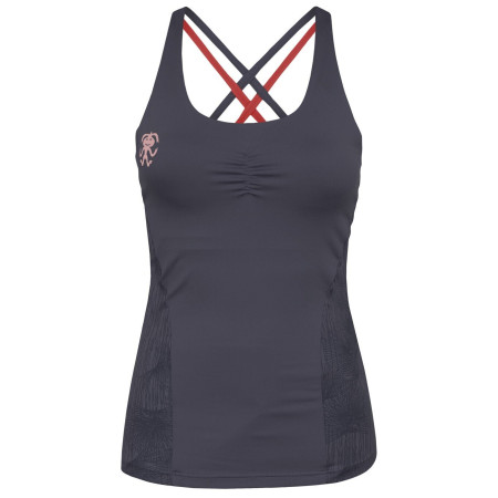 Camiseta sin mangas para mujer Rafiki Suesca gris folkstone gray