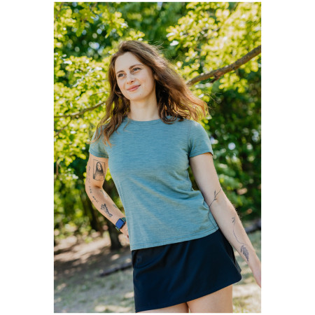 Camiseta de mujer MOOA Merino Lyolite Horizon 150 Comfy