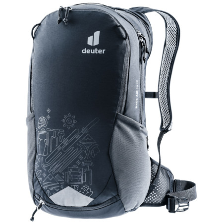 Mochila Deuter Race Air 14+3 negro/blanco black-125