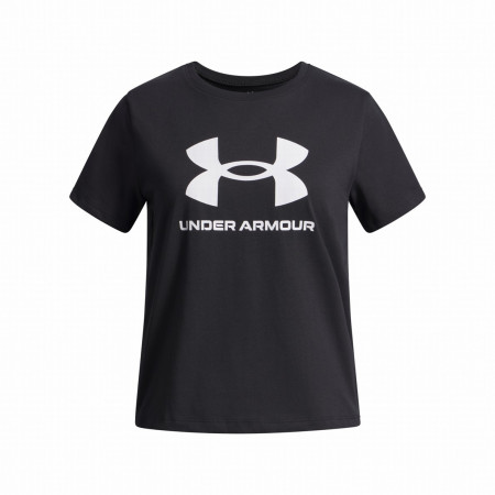 Camiseta para niños Under Armour BIG LOGO SS-BLK negro/blanco Black
