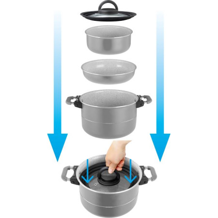 Vajilla Brunner Fusion 7+1 Ø 22 cm