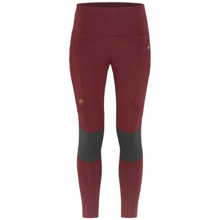Mallas de mujer Fjällräven Abisko Trekking Tights Pro W rojo Pomegranate Red-Iron Grey