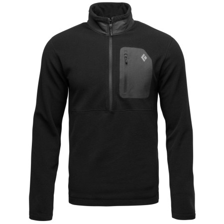 Sudadera de hombre Black Diamond Rift HZ Fleece Jacket negro Black-Black