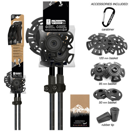 Bastones de esquí de travesía Fizan Aria