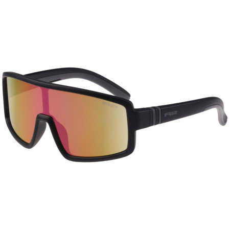 Gafas deportivas R2 Invader negro Barva čočky : hnědá Povrchová úprava čočky : černočervený chrom