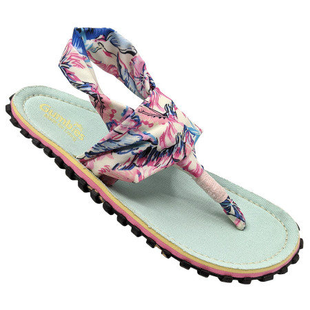 Sandalias de mujer Gumbies Slingback Mint & Pink azul/rosa