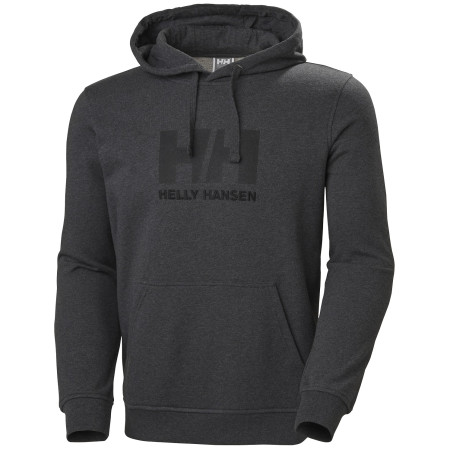 Sudadera de hombre Helly Hansen Hh Logo Hoodie gris Ebony Melange
