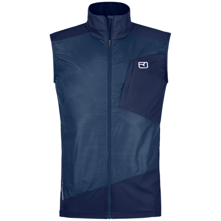 Chaleco de hombre Ortovox Trace Windbreaker Vest M azul Blue Nunatak