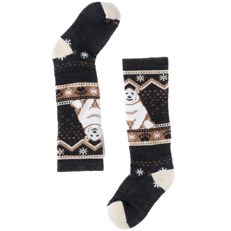 Calcetines Smartwool Kids' Wintersport Full Cushion Polar Bear gris