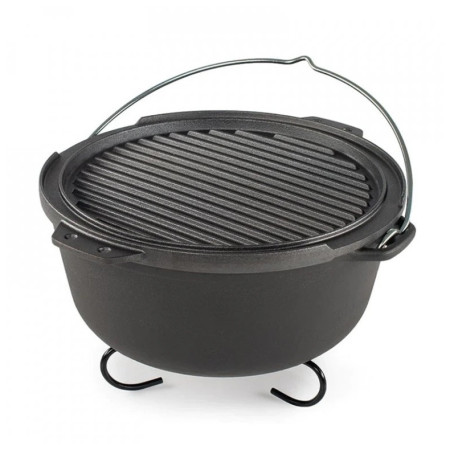 Rejilla de hierro fundido GSI Outdoors Guidecast Griddle 300 mm