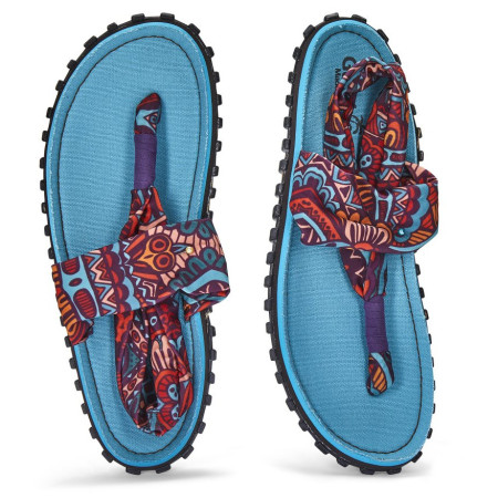 Sandalias Gumbies Slingback Turquoise Vintage