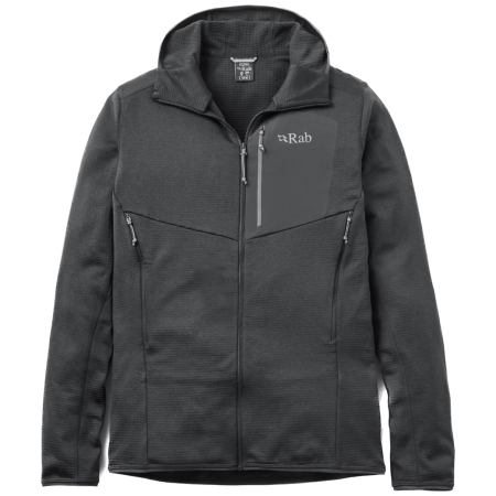 Sudadera de hombre Rab Ascendor Hoody negro