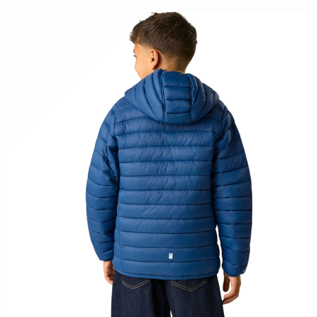 Chaqueta de invierno para niños Regatta Junior Hooded Marizion Aviator Blue