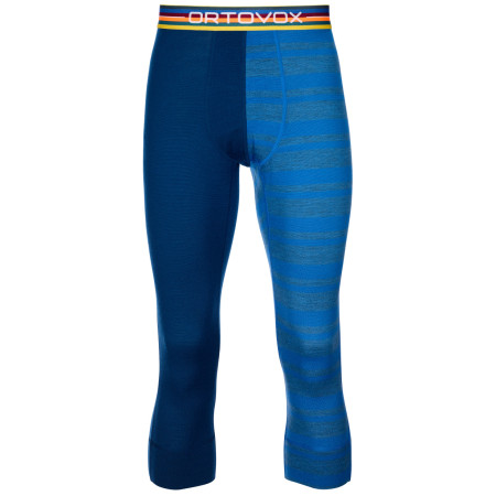 Calzoncillos de tres cuartos para hombre Ortovox 185 Rock'N'Wool Short Pants azul JustBlue