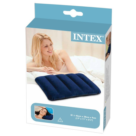 Almohadilla hinchable Intex Downy Pillow 68672
