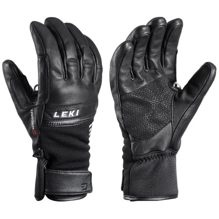 Guantes de esquí Leki Lightning 3D negro/blanco Blackwhite