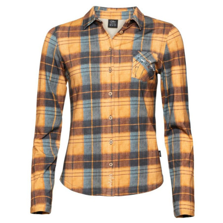 Camisa de mujer Chillaz Similaun 2.0 amarillo/blanco ochre geyblue