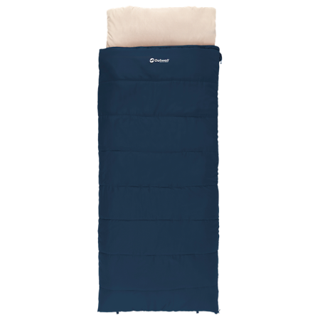 Saco de dormir tipo manta Outwell Contour Lux azul Blue